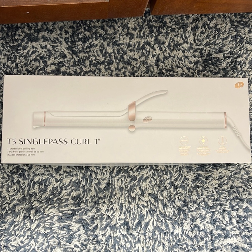 T3 SinglePass Professional Ceramic Curling Iron